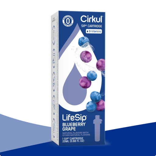Refreshing Electrolyte LifeSip Blueberry Grape C76C - Sugar-Free Fruit Flavor Cartridge Refill - Default Title