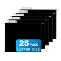 high-quality 25 Packs Hanging File Folders,Black