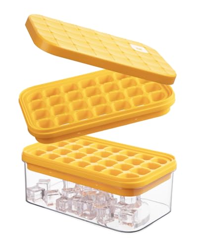 luxury Brigii Ice Cube Tray with Lid & Storage Bin, Kit