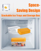 luxury Brigii Ice Cube Tray with Lid & Storage Bin, Kit