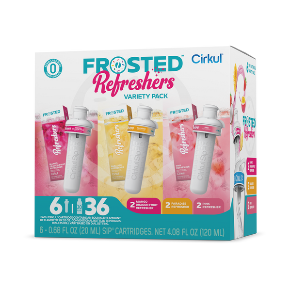 Vitamin-Infused Frosted Refreshers 6-Pack Variety Pack 1367 - Vitamin-Infused Natural Refreshing Flavor Core - Default Title