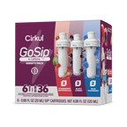Refreshing Electrolyte GoSip 6-Pack Variety Pack CB6Q - Zero-Calorie Multi-Flavor Sip Pods for Water Bottle - Default Title