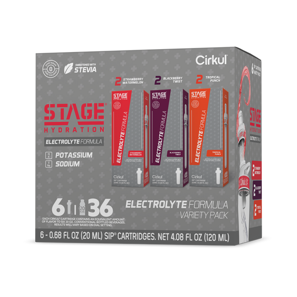 Refreshing Electrolyte Stage 6-Pack Variety Pack 4ZSP - Vitamin-Infused Natural Refreshing Flavor Core - Default Title