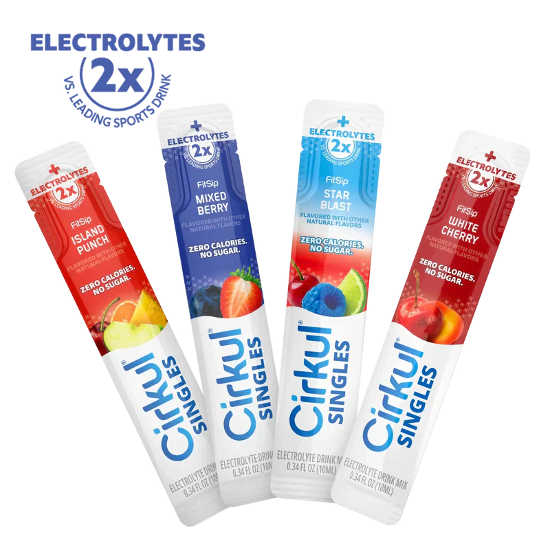Vitamin-Infused 16-Pack  Singles FitSip Bundle J8XB - Electrolyte Hydration Enhanced Taste Cartridges - Default Title