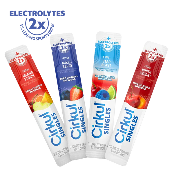 Vitamin-Infused 16-Pack  Singles FitSip Bundle J8XB - Electrolyte Hydration Enhanced Taste Cartridges - Default Title