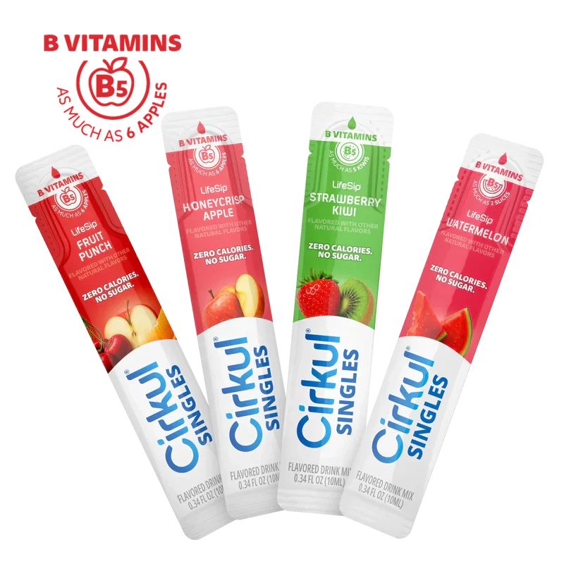 Refreshing Electrolyte 16-Pack  Singles LifeSip Bundle TIN3 - Sugar-Free Fruit Flavor Cartridge Refill - Default Title