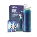 Deliciously Squishy 32oz. Chameleon Stainless Steel Bottle Starter Kit 95KR - Squishy Dohnut Sweet Treat Shaped Stress Toy Detail