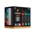 Natural Fruit Flavored Fission 6-Pack Variety Pack 97EI - Electrolyte Hydration Enhanced Taste Cartridges Detail