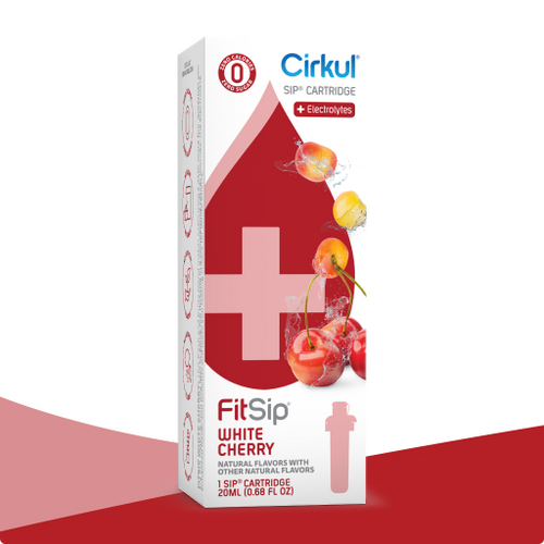 Natural Fruit Flavored FitSip White Cherry GQ9S - Vitamin-Infused Natural Refreshing Flavor Core - Default Title