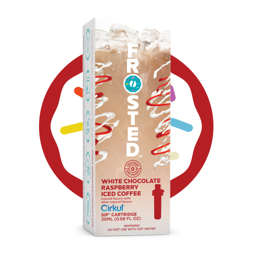 Sugar-Free Frosted White Chocolate Raspberry Iced Coffee 8KS5 - Sugar-Free Fruit Flavor Cartridge Refill - Default Title