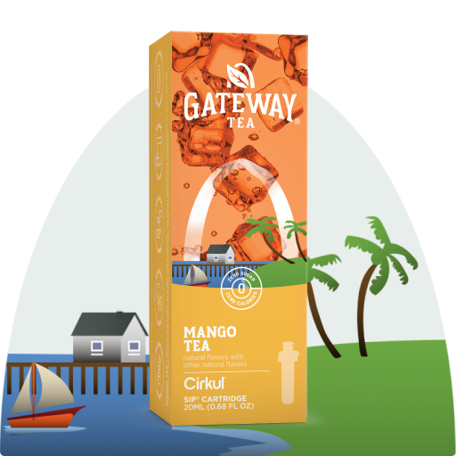 Sugar-Free Gateway Mango Tea AQB7 - Sugar-Free Fruit Flavor Cartridge Refill - Default Title