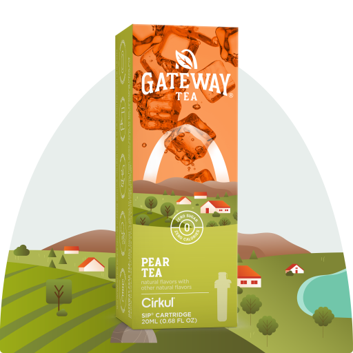 Sugar-Free Gateway Pear Tea KXH2 - Vitamin-Infused Natural Refreshing Flavor Core - Default Title