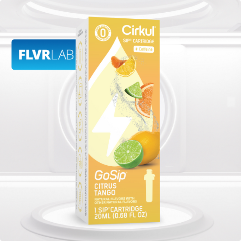 Vitamin-Infused GoSip Citrus Tango NOZA - Electrolyte Hydration Enhanced Taste Cartridges - Default Title