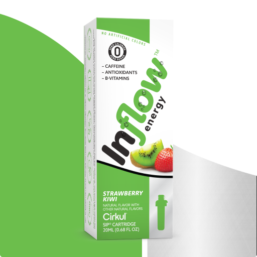 Natural Fruit Flavored Inflow Energy Strawberry Kiwi H4WK - Zero-Calorie Multi-Flavor Sip Pods for Water Bottle - Default Title
