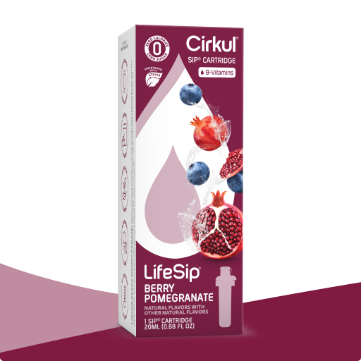 Refreshing Electrolyte LifeSip Berry Pomegranate (Stevia) ZYW1 - Electrolyte Hydration Enhanced Taste Cartridges - Default Title
