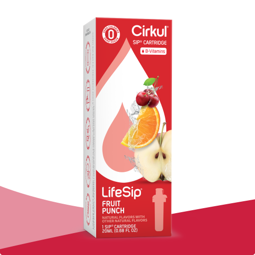 Zero-Calorie LifeSip Fruit Punch EF28 - Electrolyte Hydration Enhanced Taste Cartridges - Default Title