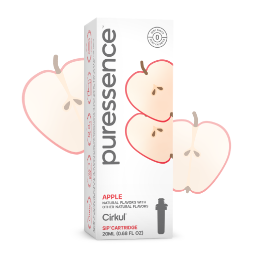Natural Fruit Flavored Puressence Apple (Unsweetened) IZL9 - Sugar-Free Fruit Flavor Cartridge Refill - Default Title