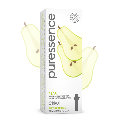 Natural Fruit Flavored Puressence Pear (Unsweetened) QE9E - Sugar-Free Fruit Flavor Cartridge Refill - Default Title