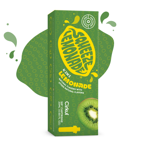 Sugar-Free Squeeze Kiwi Lemonade 4ULN - Sugar-Free Fruit Flavor Cartridge Refill - Default Title