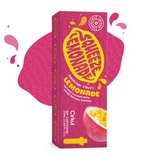 Refreshing Electrolyte Squeeze Passion Fruit Lemonade 2Z80 - Electrolyte Hydration Enhanced Taste Cartridges - Default Title